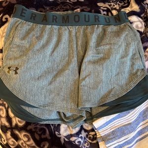 green under armour shorts